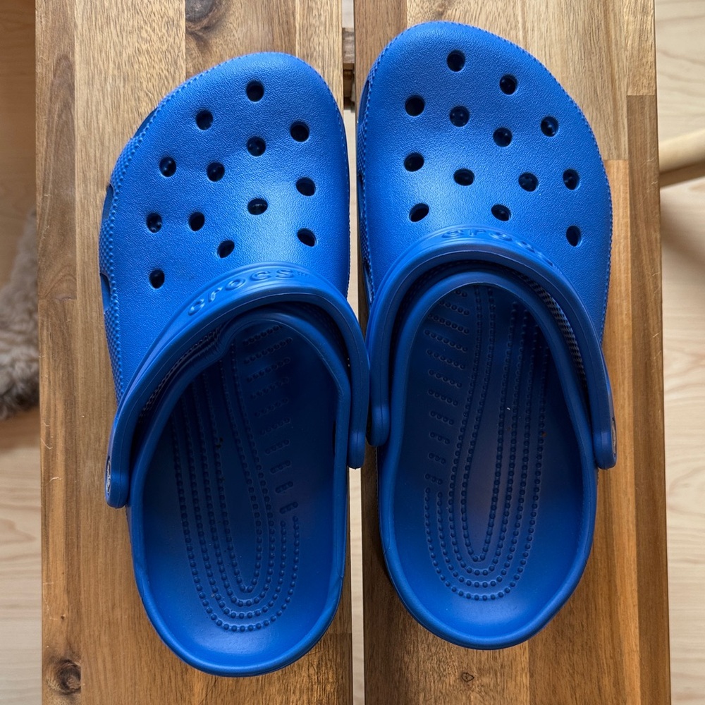 Classic Blue Clog Sandals - Comfortable Women's Slip-On